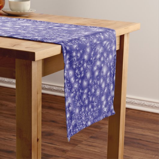 Chemin De Table Court Fun PURPLE Abstrait Encre Super motif Splash (In Situ)