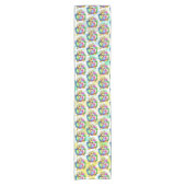 Chemin De Table Court Funny Bunny biting an Easter Egg (Devant)