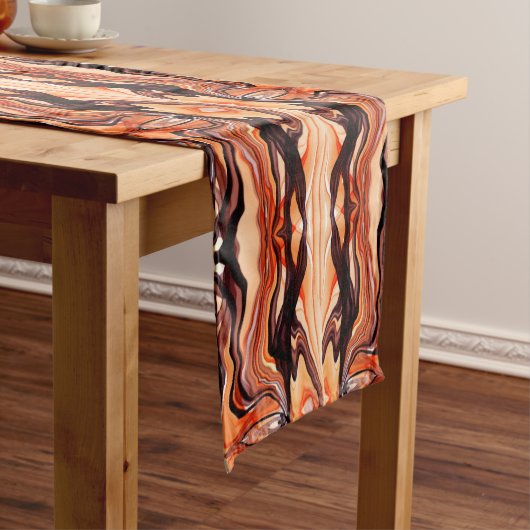 Chemin De Table Court Gâteau orange et café (In Situ)