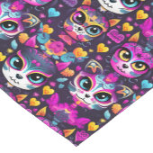 Chemin De Table Court 😻 Gatos de Muertos Fiesta (Coin)