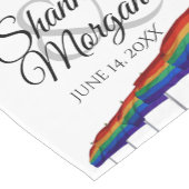 Chemin De Table Court Gay pride Rainbow Mariage Table Runner (Coin)