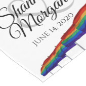 Chemin De Table Court Gay pride Rainbow Mariage Table Runner (Coin)