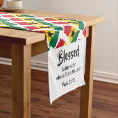 Chemin De Table Court GHANA Bénie Nation Écriture chrétienne (In Situ)