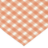 Chemin De Table Court Gingham Charm Orange (Coin)