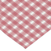 Chemin De Table Court Gingham Charm Red (Coin)