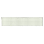 Chemin De Table Court Gingham Classique Début d'Automne | Olive Douce (Horizontal)
