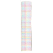 Chemin De Table Court Gingham Pastel (Devant)