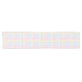 Chemin De Table Court Gingham Pastel (Horizontal)