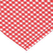 Chemin De Table Court Ginghams Rouges avec Centre Fraise (Coin)
