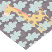 Chemin De Table Court Giraffe et nuages (Coin)