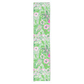 Chemin De Table Court Giraffes Preppy Lily Rose Vert (Devant)