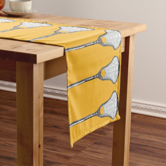 Chemin De Table Court Girls Lacrosse Decor Short Table Runner (In Situ)