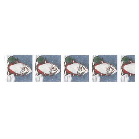 CHEMIN DE TABLE COURT GNOME  (Horizontal)