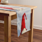 Chemin De Table Court Gnome scandinave de Noël (In Situ)