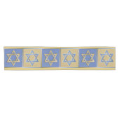 Chemin De Table Court Gold Blue Star de David Art Panel Table Runner (Horizontal)