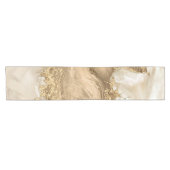 Chemin De Table Court Gold et Pearl - Splatz et flux (Horizontal)