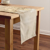 Chemin De Table Court Gold et Pearl - Splatz et flux (In Situ)