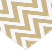 Chemin De Table Court Gold Modern Chevron Stripes (Coin)