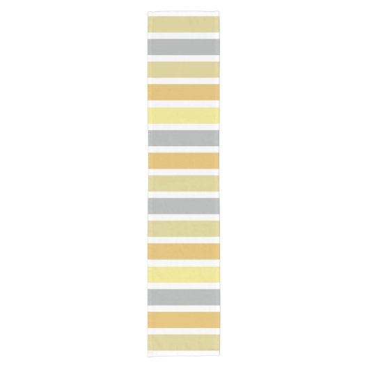 Chemin De Table Court Gold Silver Bronze Metal Hues (Devant)