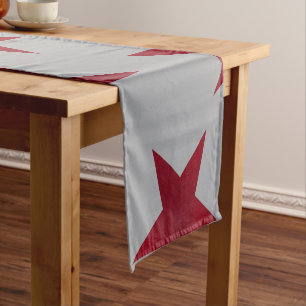 Chemin De Table Court Golden Stars Motif 11