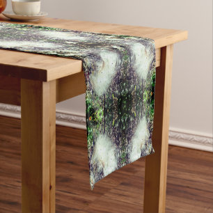 Chemin De Table Court Graines et soie d'algues Recoleta Miroir