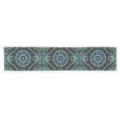 Chemin De Table Court Grand Royal Julian Fractal Mandala Motif (Horizontal)