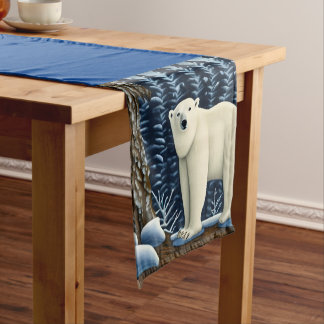 Chemin De Table Court Grande Ours Blanc Du Nord