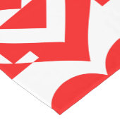 Chemin De Table Court Graphique d'amour cool, Rouge (Coin)