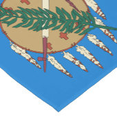 Chemin De Table Court Graphique Drapeau de l'état de l'Oklahoma dynamiqu (Coin)