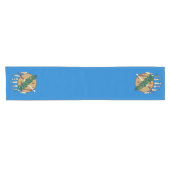 Chemin De Table Court Graphique Drapeau de l'état de l'Oklahoma dynamiqu (Horizontal)
