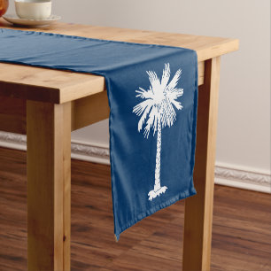Chemin De Table Court Graphique du drapeau de l'État de Caroline du Sud 