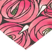 Chemin De Table Court Graphique rose Art Nouveau Rennie Macintosh (Coin)