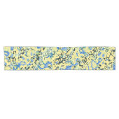 Chemin De Table Court Graphisme bleu jaune noir pointé Abstraction (Horizontal)