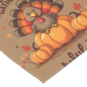 Chemin De Table Court Grateful Hearts Thanksgiving Turkey (Coin)