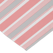 Chemin De Table Court Gratté rose et argent (Coin)