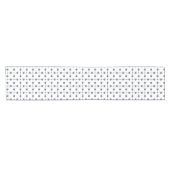 Chemin De Table Court Gray Polka Dots, Polka Dot Pattern, Dots (Horizontal)