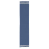 Chemin De Table Court Grec Meander - Grec Key - Bleu et beige (Devant)