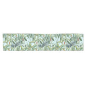 Chemin De Table Court Green Tropical Jungle Banana Tree Strelitzia (Horizontal)