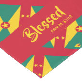 Chemin De Table Court GRENADA Bienheureuse Écriture Chrétienne (Coin)