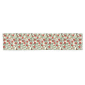 Chemin De Table Court Grenades et papillons Bella sur blanc (Horizontal)