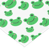 Chemin De Table Court Grenouille fête d'anniversaire Croaking Green Part (Coin)
