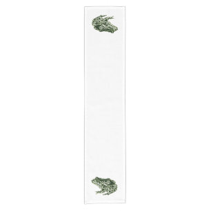 Chemin De Table Court Grenouille verte