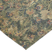 Chemin De Table Court Grosse Feuille Verdure & Animaux Tapisserie Renais (Coin)