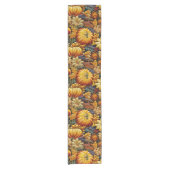 Chemin De Table Court Grosse nappe de Thanksgiving brodée (Devant)