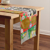 Chemin De Table Court Gustav Klimt Exécution Nouveau Couple (In Situ)