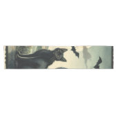 Chemin De Table Court Halloween/Automne/Automne/citrouille/chat (Horizontal)