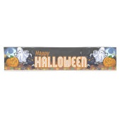 Chemin De Table Court Halloween éffrayant et mignon (Horizontal)