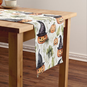 Chemin De Table Court Halloween Jack 'O Lantern