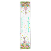 Chemin De Table Court Happy Birthday Twin Cupcake Table Runner (Devant)