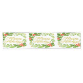 Chemin De Table Court 'Happy Holidays' Table Runner (Horizontal)